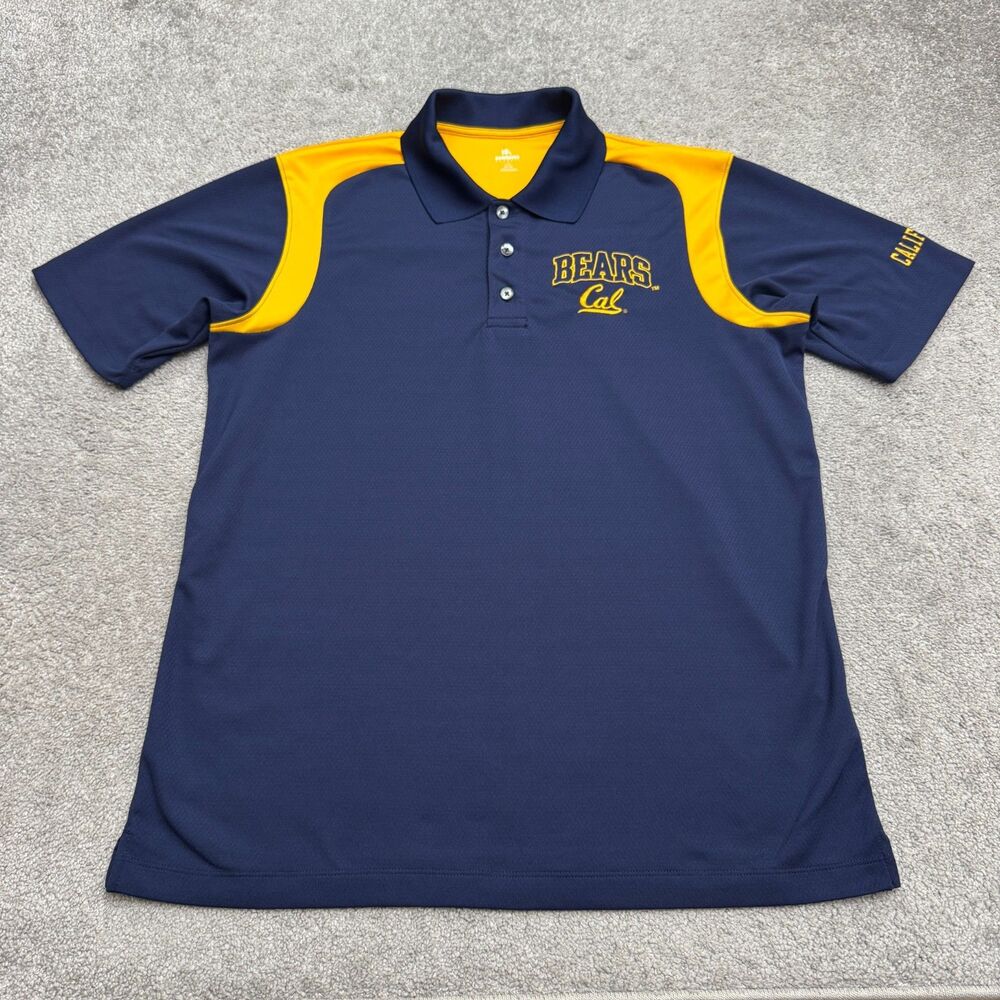 Knights Apparel Cal Bears California Golden Bears Golf Polo Shirt Men Large Blue